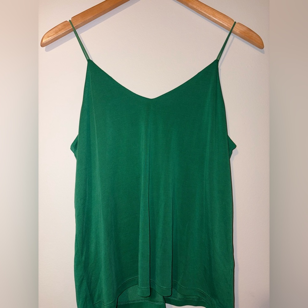 Maurices Spaghetti Strap Tank Top Bundle – Medium – Mustard & Emerald Green